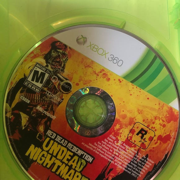 RED DEAD REDEMPTION UNDEAD NIGHTMARE XBOX 360 no manual or map - Picture 4 of 7